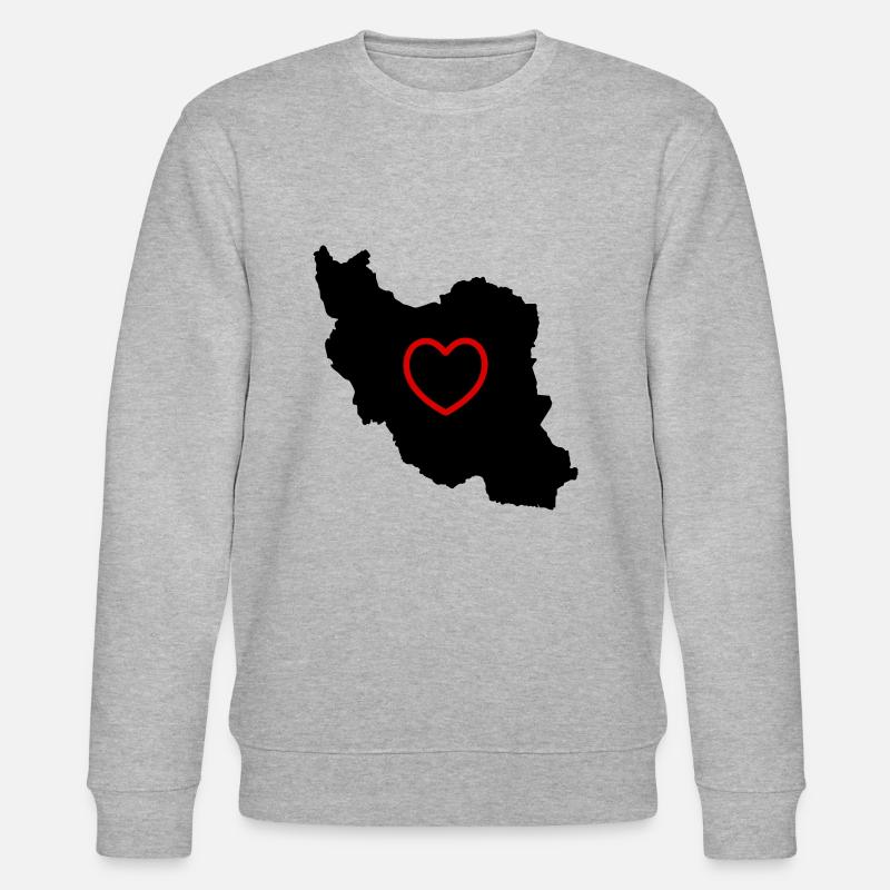 Amour de l’Iran - Sweat bio CHANGER Stanley/Stella Unisexe - gris chiné
