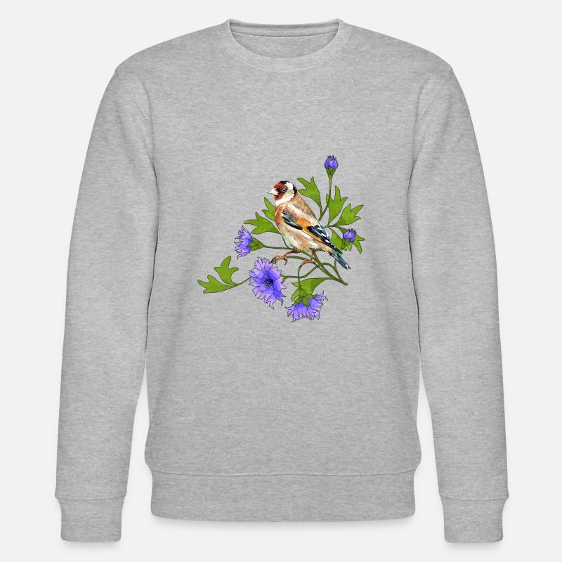 Bunter Vogel - Stanley/Stella Unisex Bio-Sweatshirt CHANGER - Grau meliert
