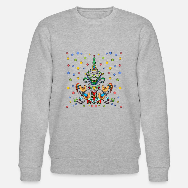 Henne und Hahn - Stanley/Stella Unisex Bio-Sweatshirt CHANGER  - Grau meliert