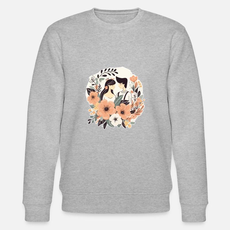 Ehepaar - Stanley/Stella Unisex Bio-Sweatshirt CHANGER  - Grau meliert