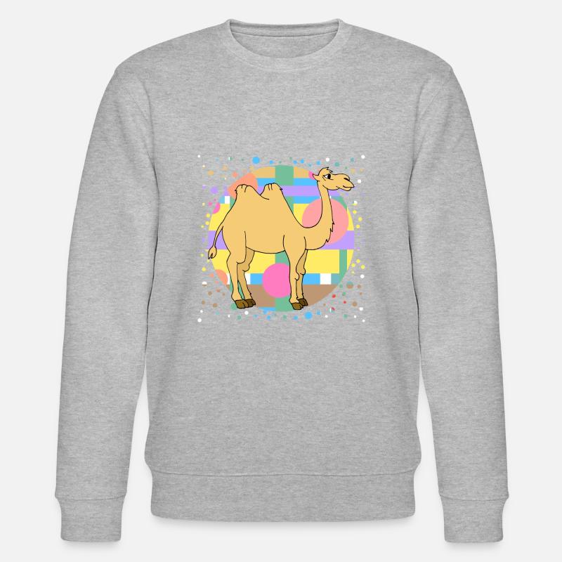 Kamel - Stanley/Stella Unisex Bio-Sweatshirt CHANGER  - Grau meliert