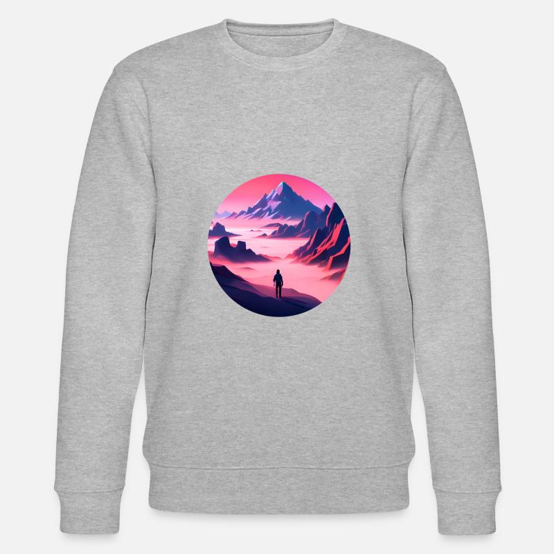 Astronaute dans l’espace - Sweat bio CHANGER Stanley/Stella Unisexe - gris chiné