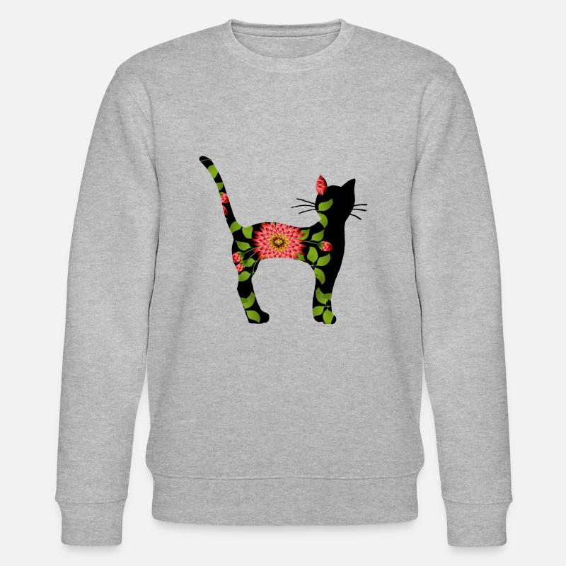 Chat - Sweat bio CHANGER Stanley/Stella Unisexe - gris chiné