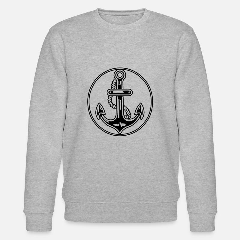 Bateau d’ancre Navire Nautique - Sweat bio CHANGER Stanley/Stella Unisexe - gris chiné