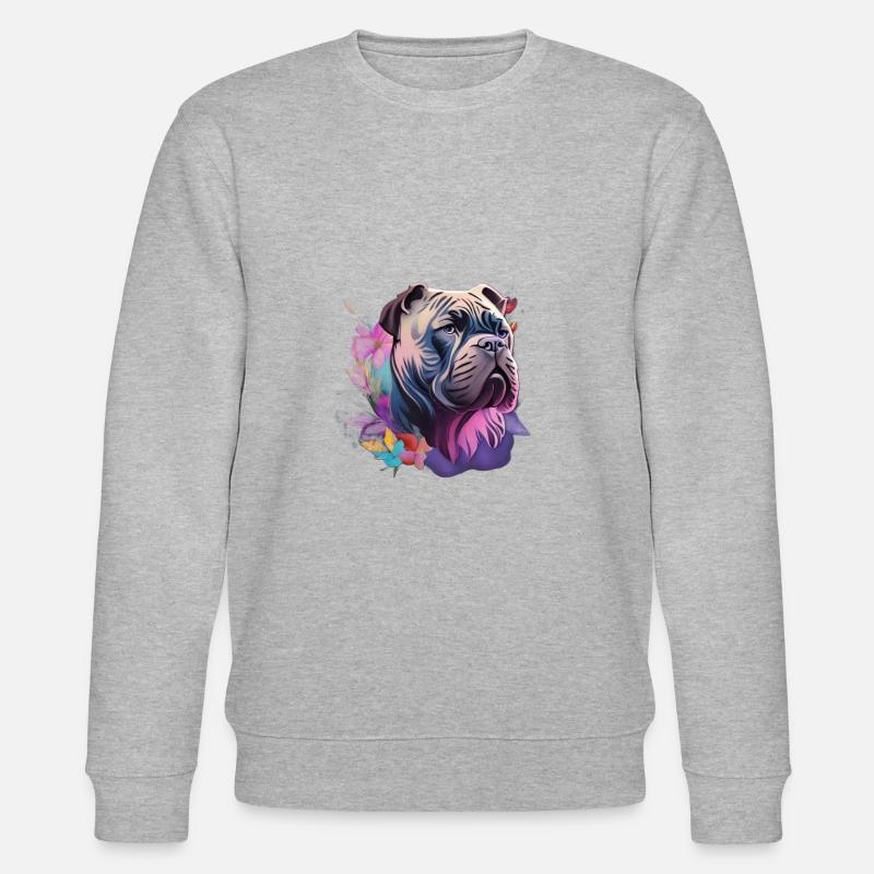 Cane corso - Sweat bio CHANGER Stanley/Stella Unisexe - gris chiné