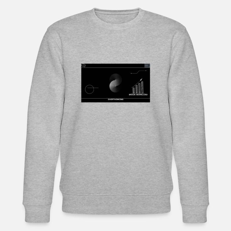 Brain Usage - Stanley/Stella Unisex Bio-Sweatshirt CHANGER  - Grau meliert