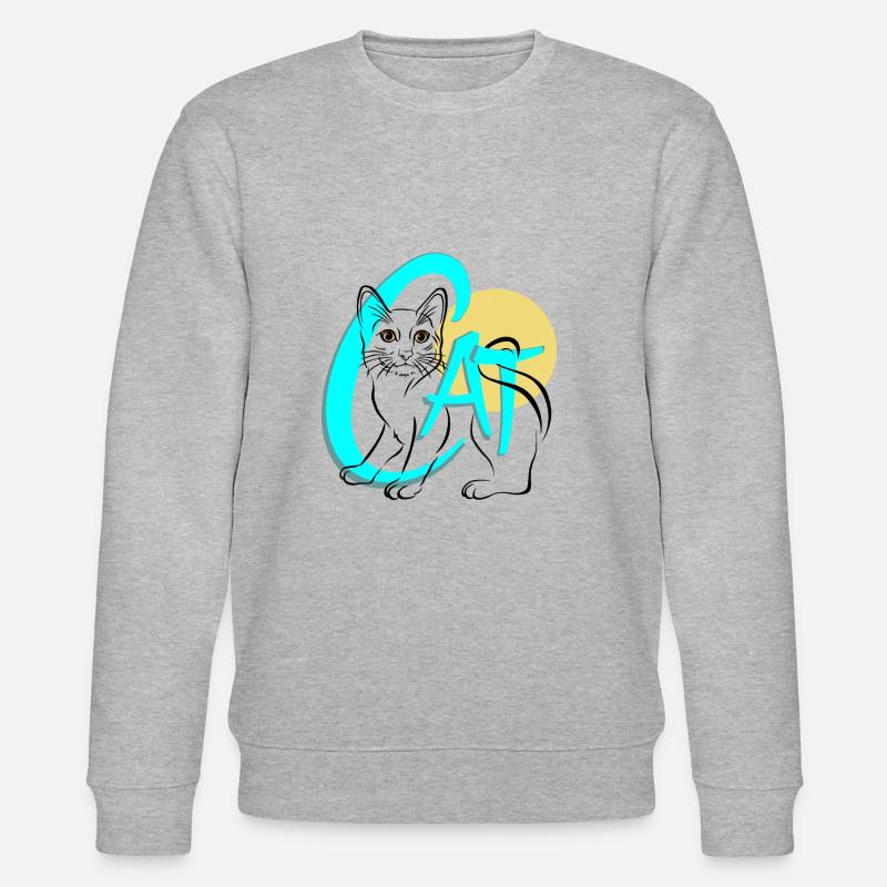 CAT - Stanley/Stella Unisex Bio-Sweatshirt CHANGER  - Grau meliert