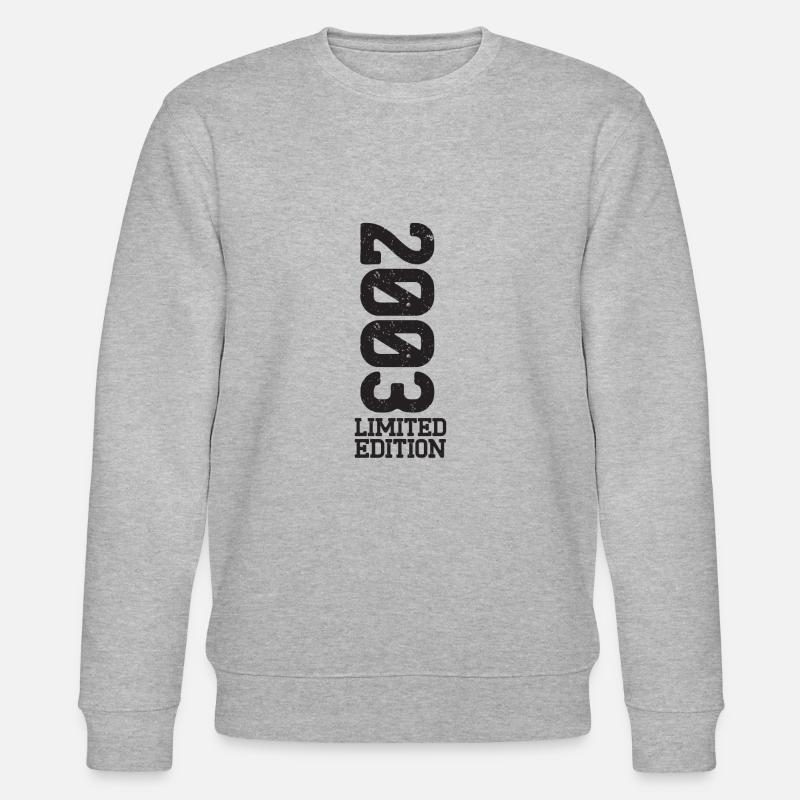 Millésime 2003 - Sweat bio CHANGER Stanley/Stella Unisexe - gris chiné