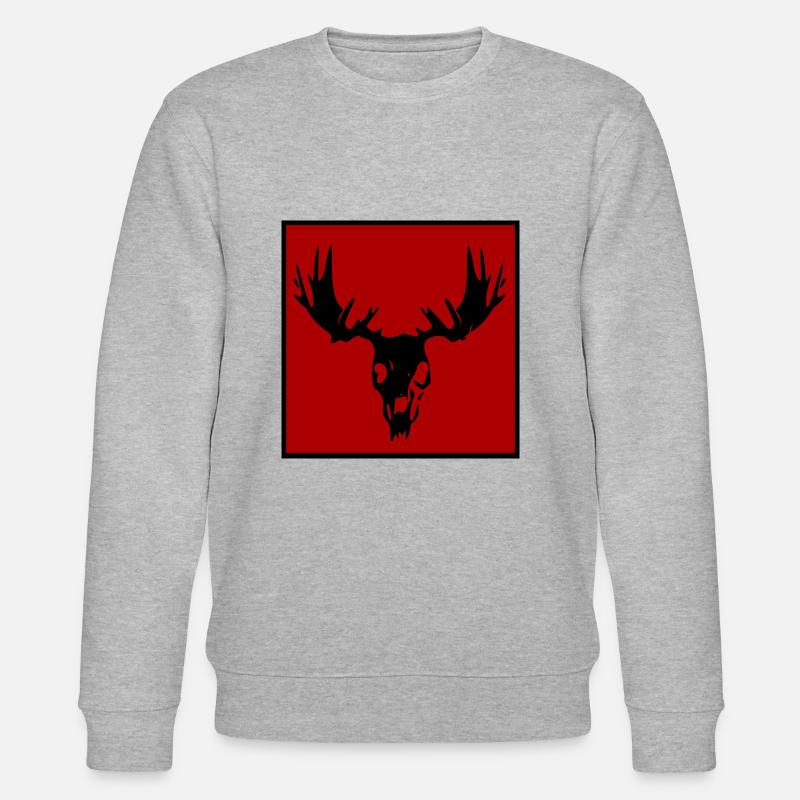 Elch-Sake - Stanley/Stella Unisex Bio-Sweatshirt CHANGER  - Grau meliert