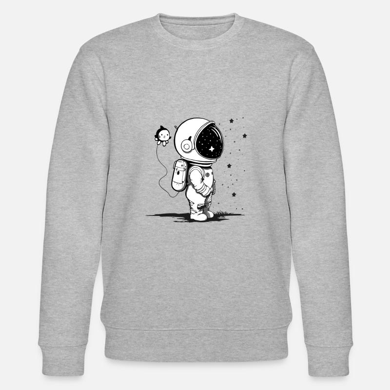 Galactic Dreams - Stanley/Stella Unisex Bio-Sweatshirt CHANGER  - Grau meliert