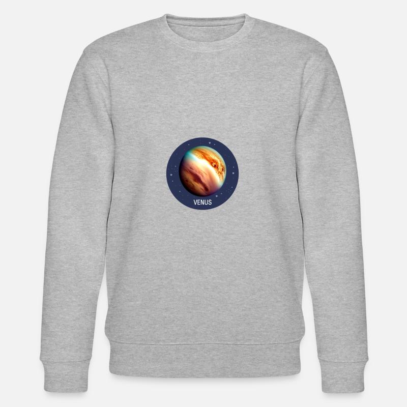 Planet Venus - Stanley/Stella Unisex Bio-Sweatshirt CHANGER  - Grau meliert