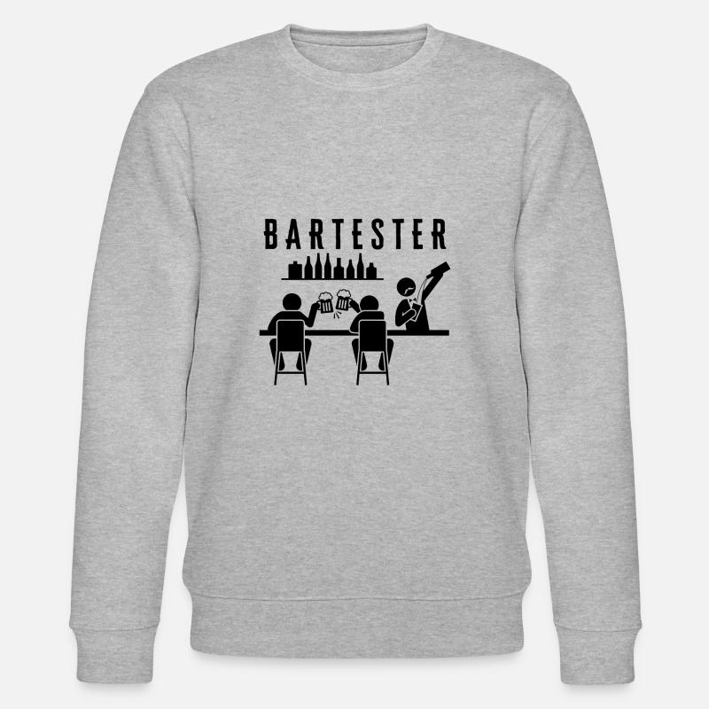 Bartester - Stanley/Stella Unisex Bio-Sweatshirt CHANGER  - Grau meliert