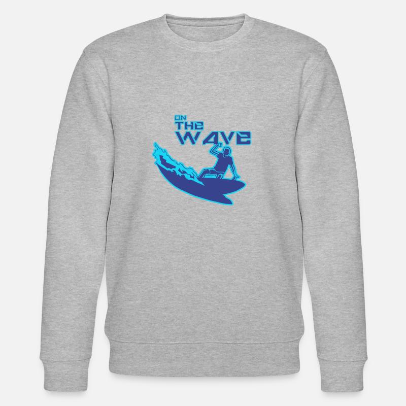 On the wave - Sweat bio CHANGER Stanley/Stella Unisexe - gris chiné