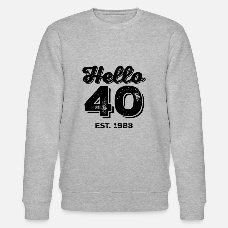 Millésime 1983 - Sweat bio CHANGER Stanley/Stella Unisexe - gris chiné