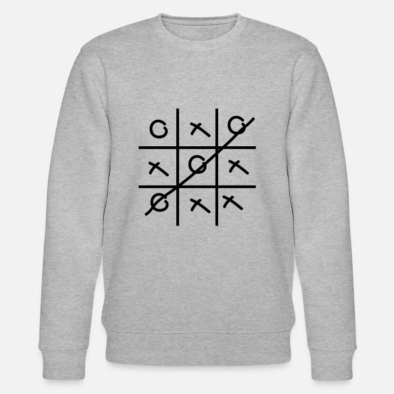Boardgame Chess Backgammon Game Night - Stanley/Stella CHANGER Unisex Organic Sweatshirt - heather grey