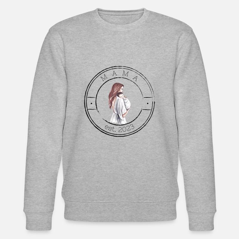 Mama Logo 2023 - Stanley/Stella Unisex Bio-Sweatshirt CHANGER  - Grau meliert