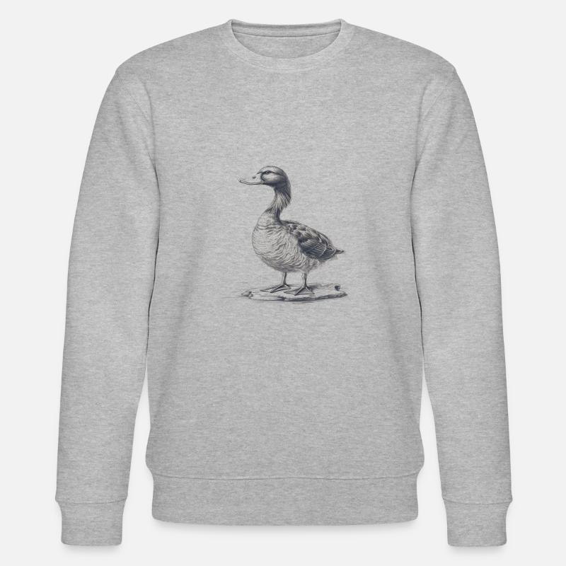 Ente - Stanley/Stella Unisex Bio-Sweatshirt CHANGER  - Grau meliert