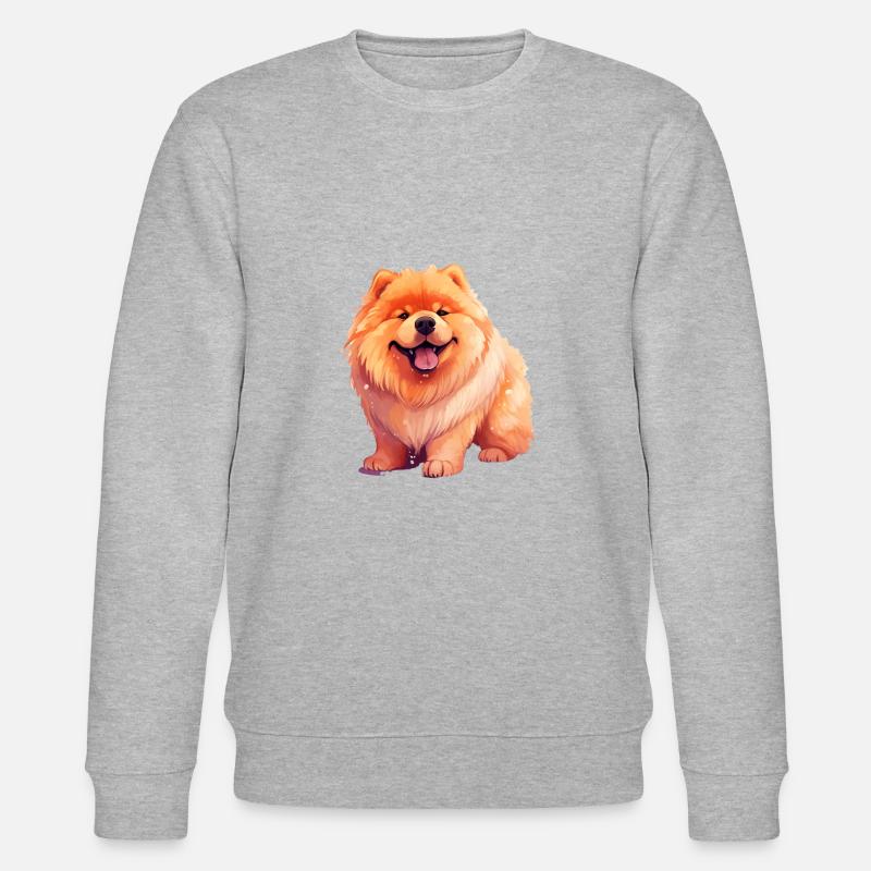 Chow Chow Art - Sweat bio CHANGER Stanley/Stella Unisexe - gris chiné