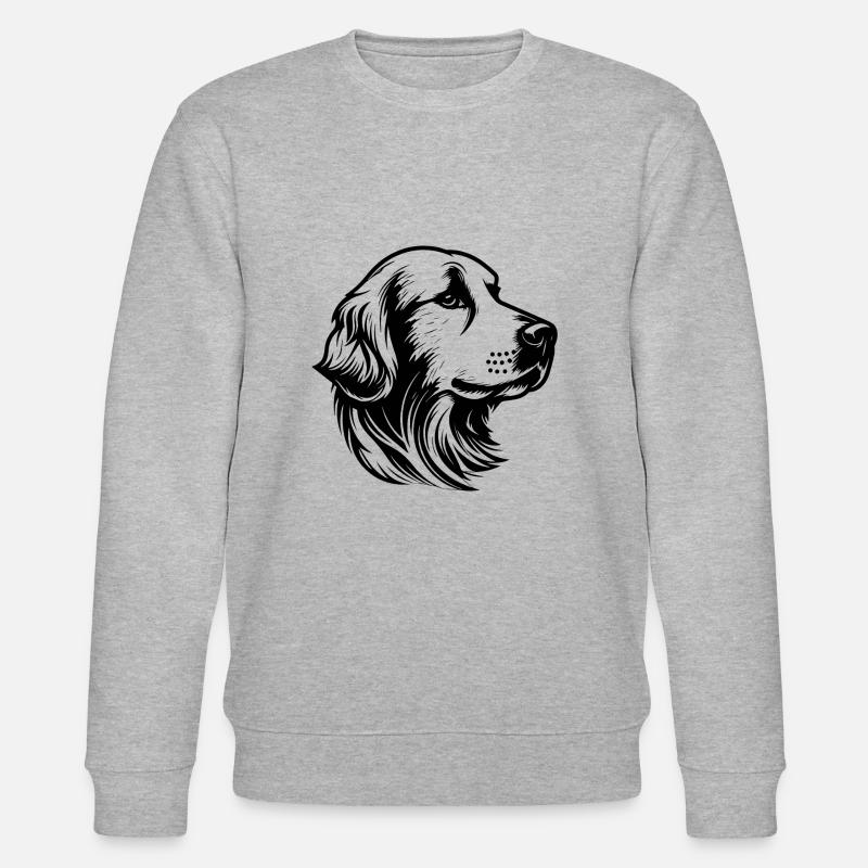 Golden retriever - Sweat bio CHANGER Stanley/Stella Unisexe - gris chiné
