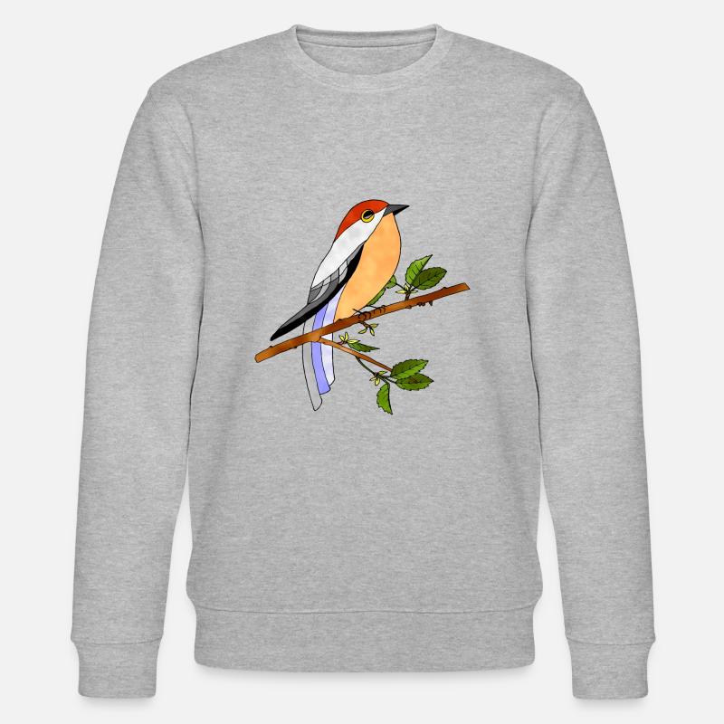 Vogel - Stanley/Stella Unisex Bio-Sweatshirt CHANGER  - Grau meliert