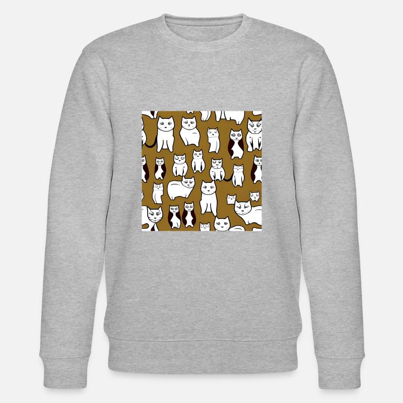 Modèle d’amoureux des chats - Sweat bio CHANGER Stanley/Stella Unisexe - gris chiné