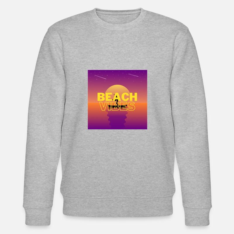 Beach 3 - Stanley/Stella Unisex Bio-Sweatshirt CHANGER  - Grau meliert