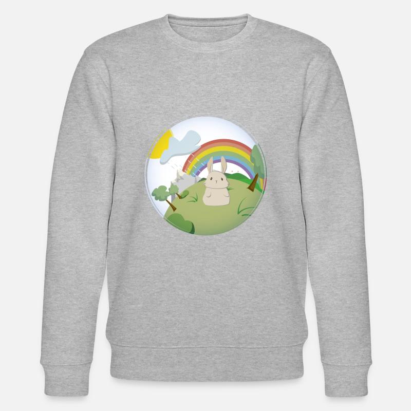 Le Lapin - Sweat bio CHANGER Stanley/Stella Unisexe - gris chiné