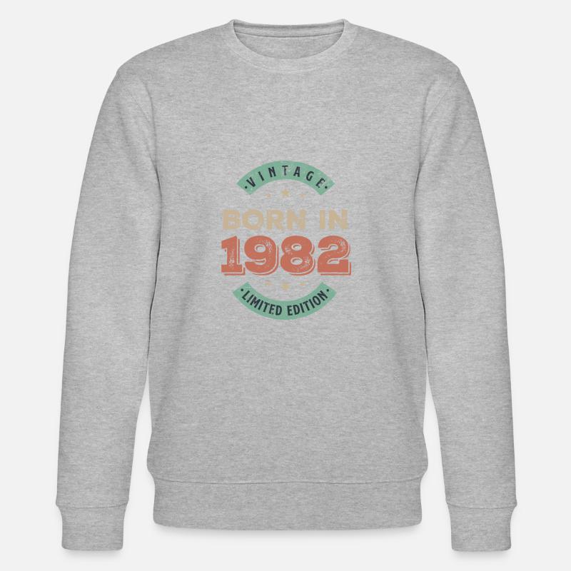 Millésime 1982 - Sweat bio CHANGER Stanley/Stella Unisexe - gris chiné
