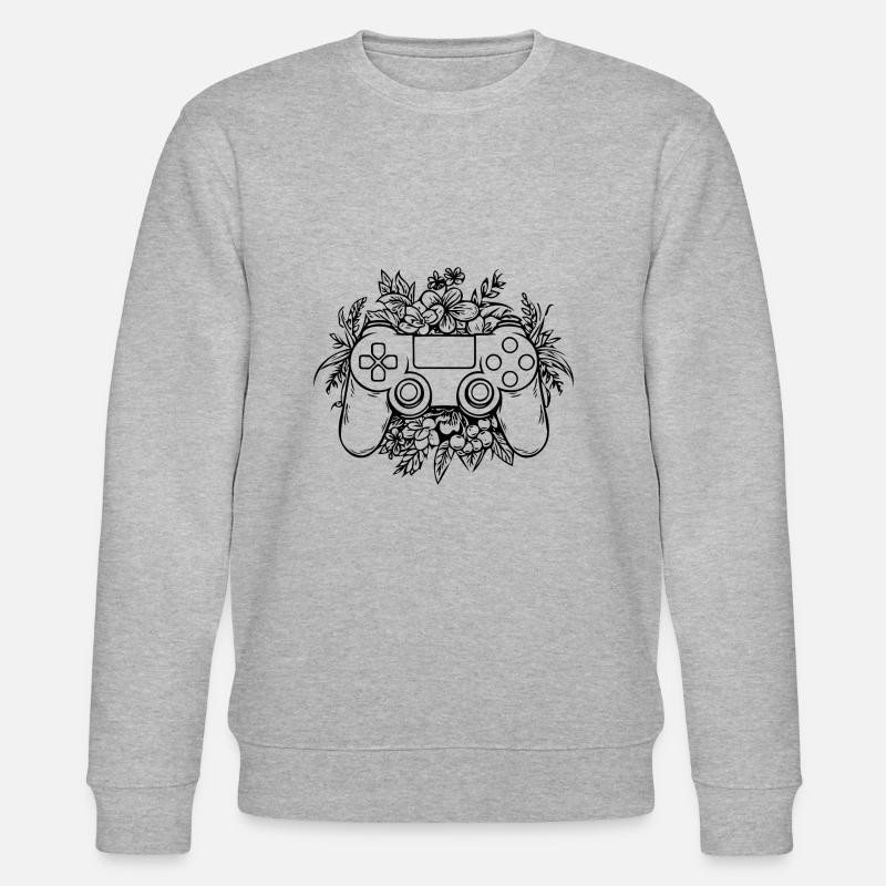 Controller Gaming Video Games Gamepad - Stanley/Stella CHANGER Unisex Organic Sweatshirt - heather grey