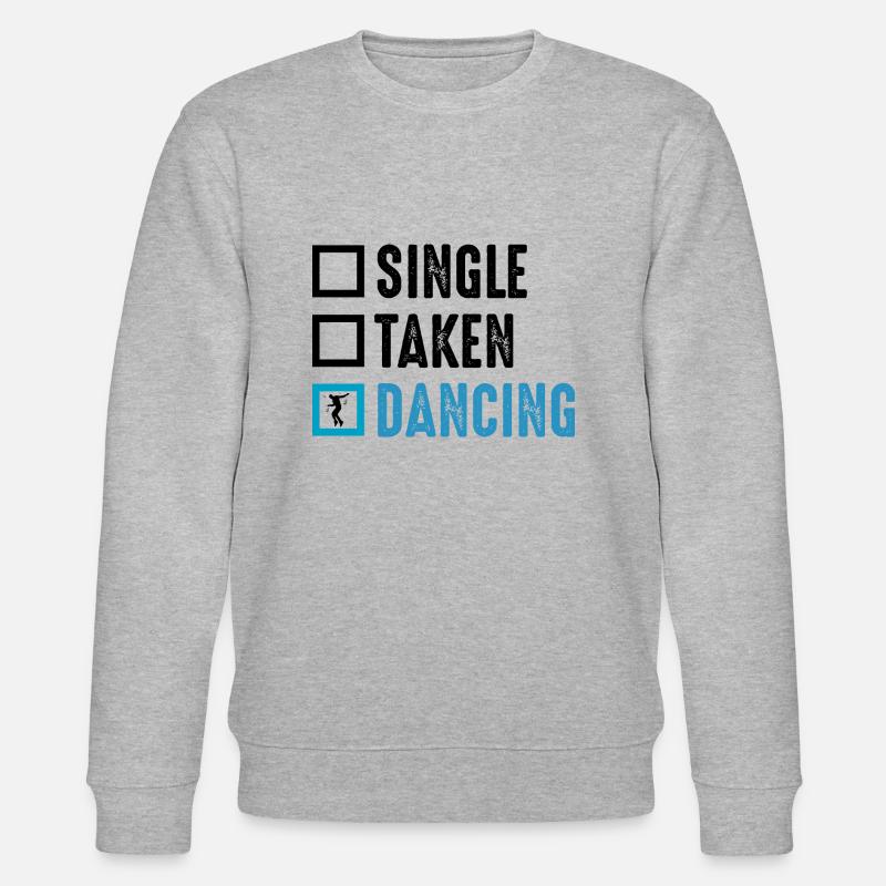 Dancing Dance Music - Stanley/Stella Unisex Bio-Sweatshirt CHANGER  - Grau meliert