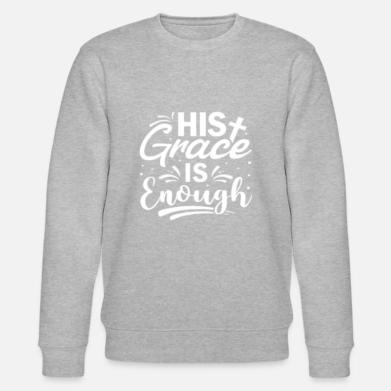 Sa Grâce suffit - Sweat bio CHANGER Stanley/Stella Unisexe - gris chiné