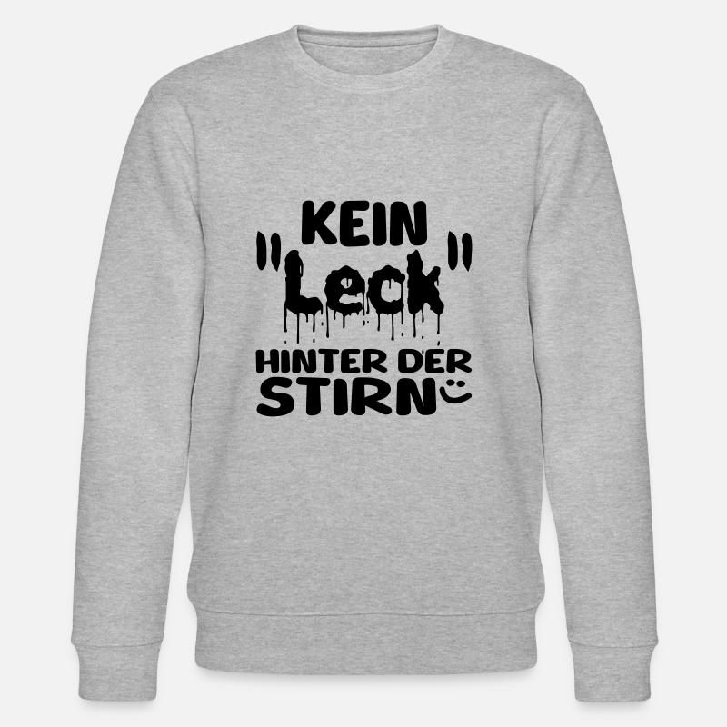 nicht viel blöde - Stanley/Stella Unisex Bio-Sweatshirt CHANGER  - Grau meliert