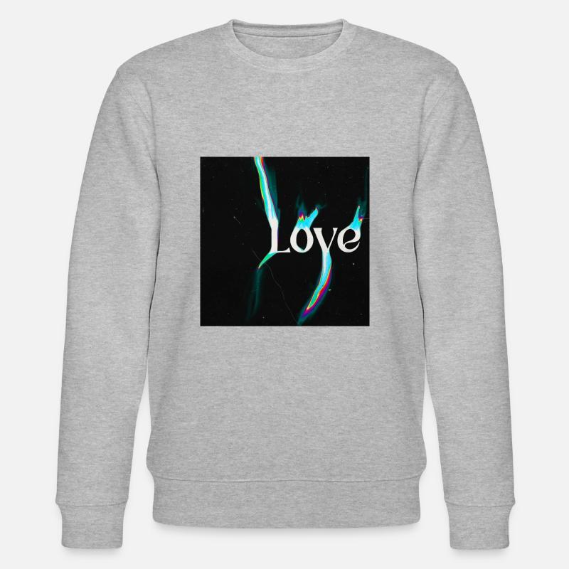 Liebe - Stanley/Stella Unisex Bio-Sweatshirt CHANGER  - Grau meliert