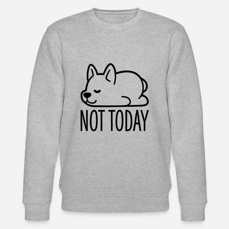 Not Today - Stanley/Stella Unisex Bio-Sweatshirt CHANGER  - Grau meliert