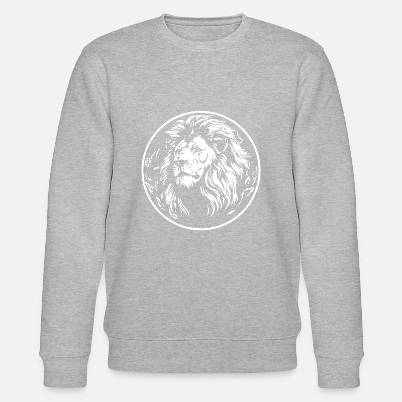 Lion - Sweat bio CHANGER Stanley/Stella Unisexe - gris chiné
