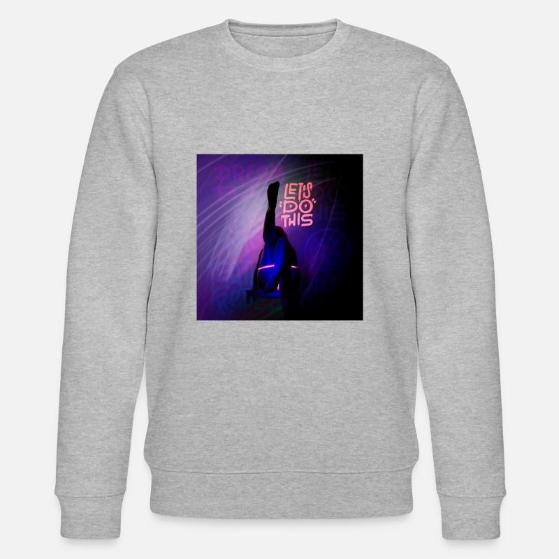 Einfach machen! - Stanley/Stella Unisex Bio-Sweatshirt CHANGER  - Grau meliert