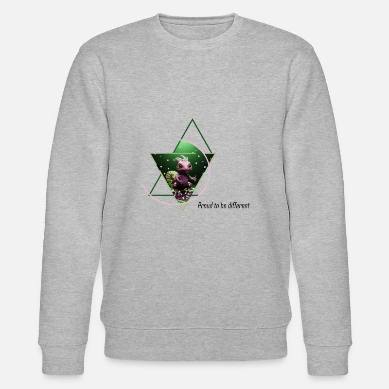 Hybride tortue-écureuil - Sweat bio CHANGER Stanley/Stella Unisexe - gris chiné