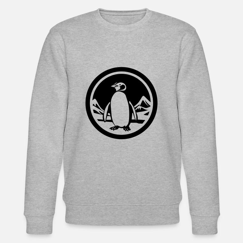 Pinguin - Stanley/Stella Unisex Bio-Sweatshirt CHANGER  - Grau meliert