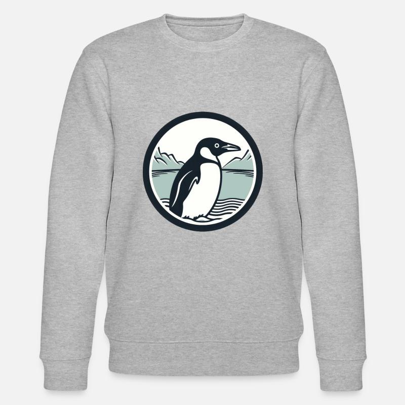Pinguin - Stanley/Stella Unisex Bio-Sweatshirt CHANGER  - Grau meliert