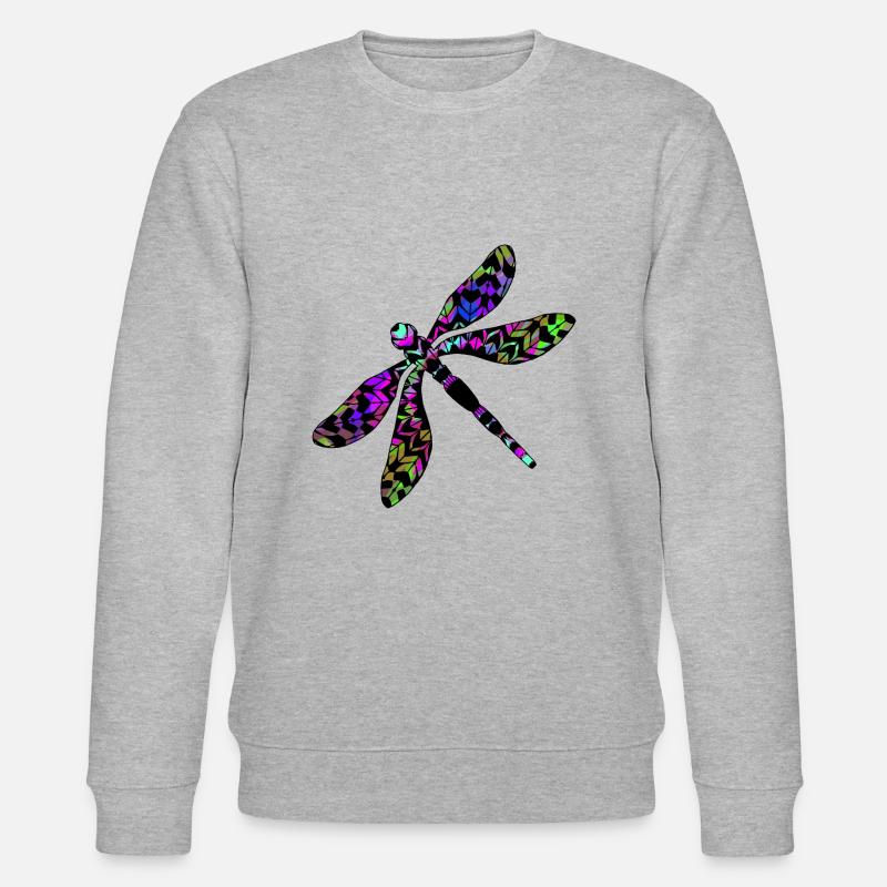 Libellule - Sweat bio CHANGER Stanley/Stella Unisexe - gris chiné