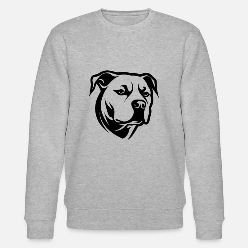 Pitbull - Stanley/Stella Unisex Bio-Sweatshirt CHANGER  - Grau meliert
