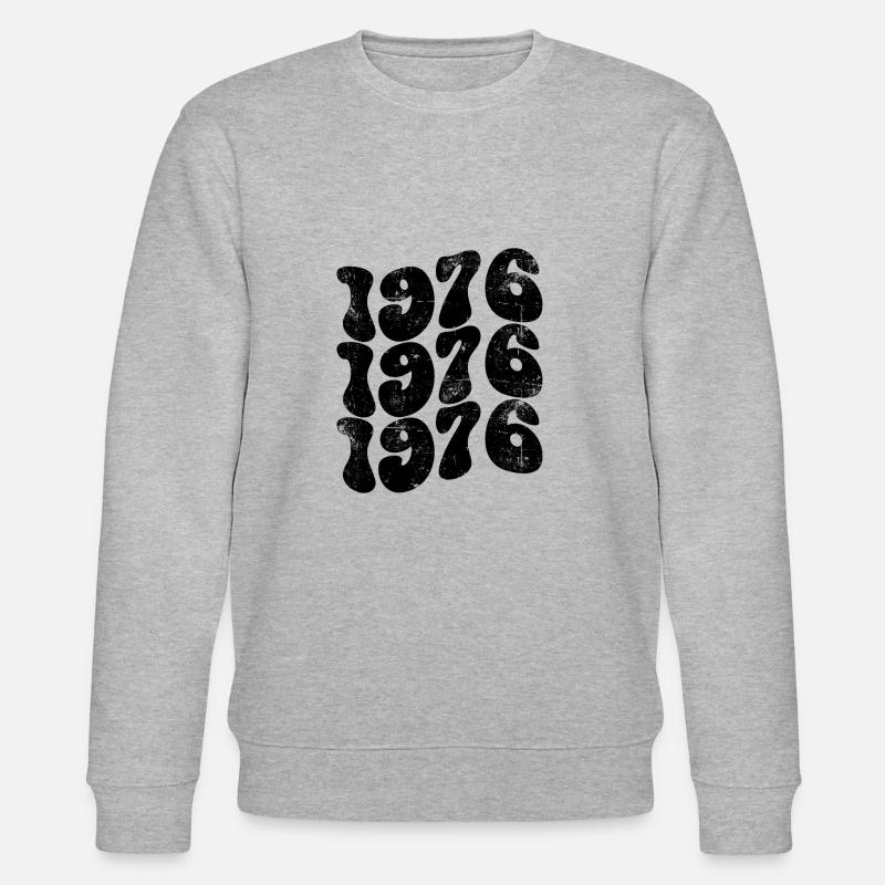 1976 Rétro - Sweat bio CHANGER Stanley/Stella Unisexe - gris chiné