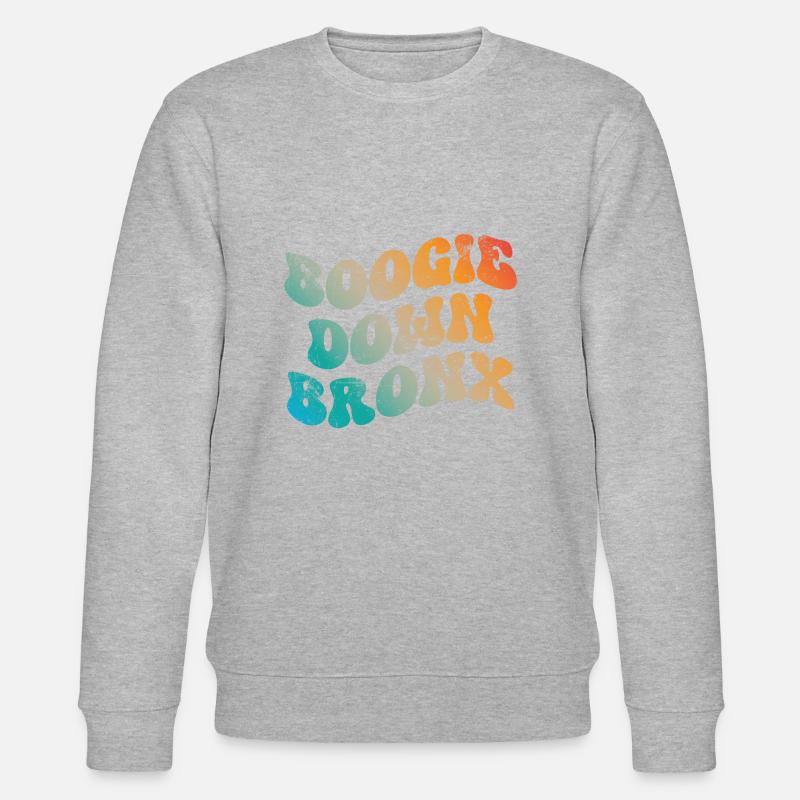 Boogie Down Bronx - Stanley/Stella Unisex Bio-Sweatshirt CHANGER  - Grau meliert