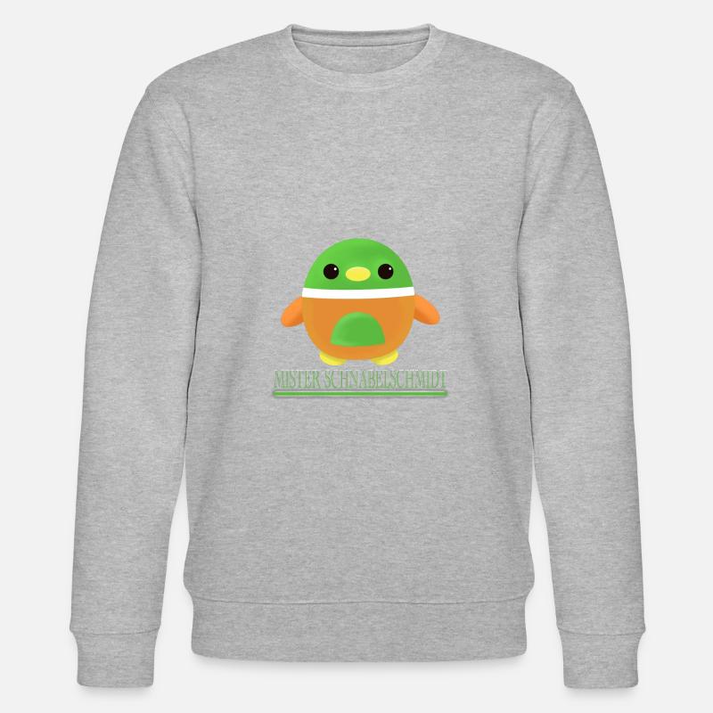 Mister Schnabelschmidt - Stanley/Stella Unisex Bio-Sweatshirt CHANGER  - Grau meliert