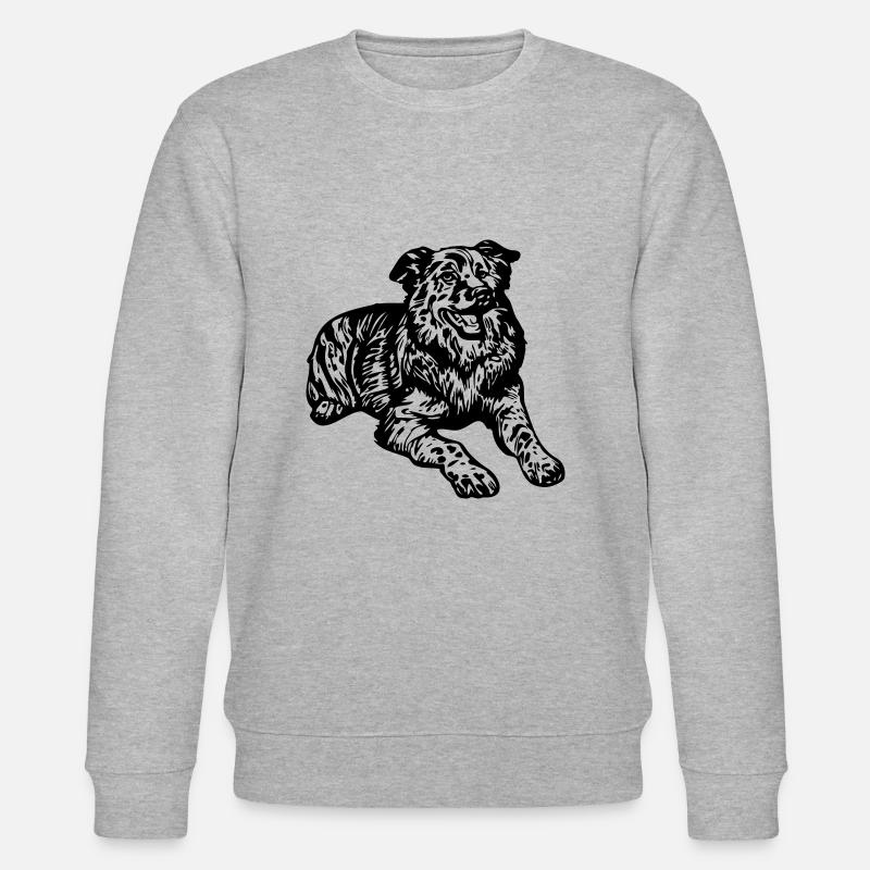 Australian Shepherd - Stanley/Stella Unisex Bio-Sweatshirt CHANGER  - Grau meliert