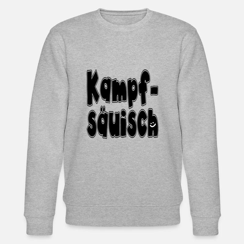kampfsäuisch - Stanley/Stella Unisex Bio-Sweatshirt CHANGER  - Grau meliert