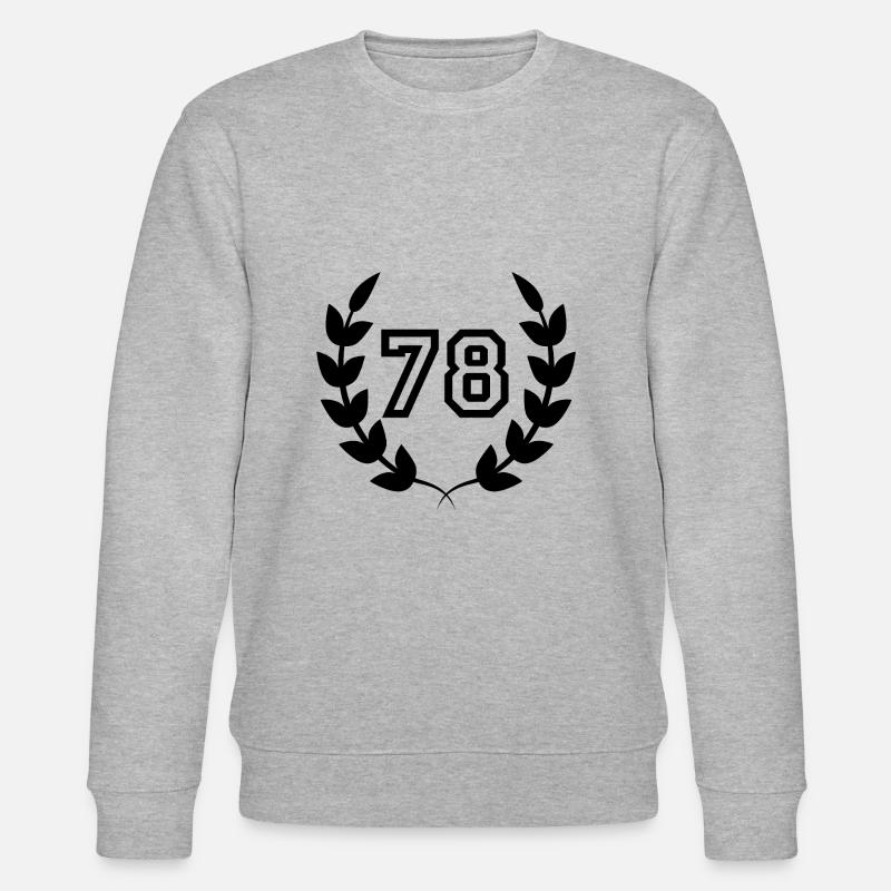 78e anniversaire-idée cadeau 78 ans - Sweat bio CHANGER Stanley/Stella Unisexe - gris chiné