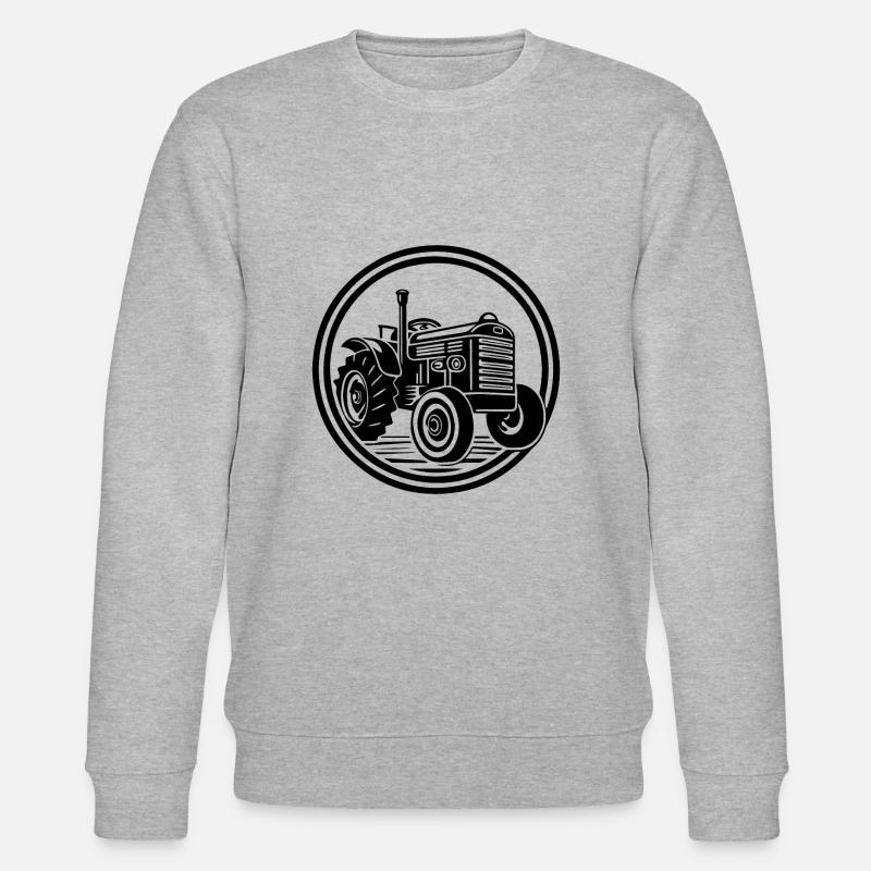 Traktor - Stanley/Stella Unisex Bio-Sweatshirt CHANGER  - Grau meliert