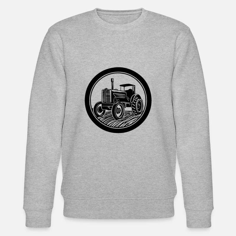 Traktor - Stanley/Stella Unisex Bio-Sweatshirt CHANGER - Grau meliert