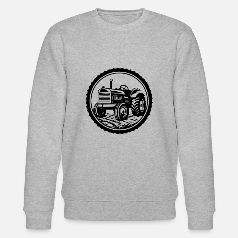 Traktor - Stanley/Stella Unisex Bio-Sweatshirt CHANGER  - Grau meliert